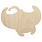 Manta Ray Unfinished Wood Shape Piece Cutout for DIY Craft Projects